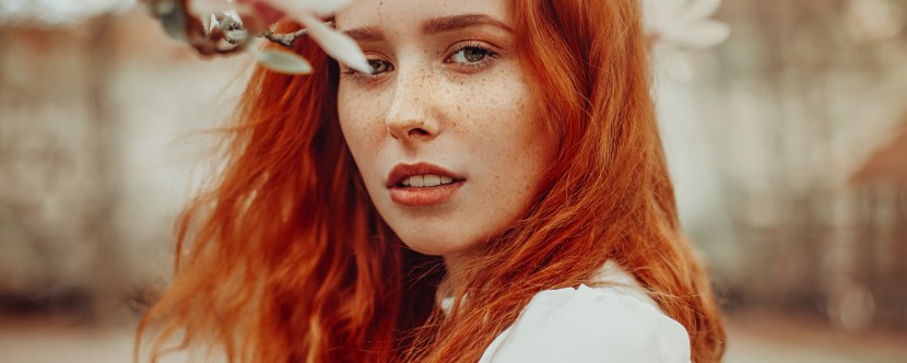 Ella Anderson with red hair