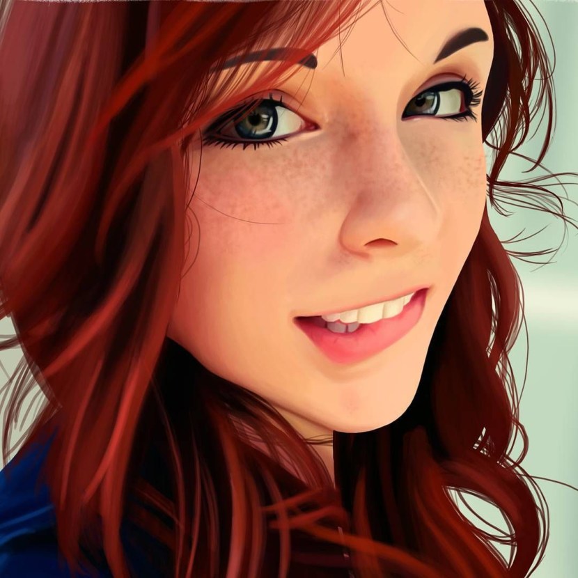 Lovely red -haired girls