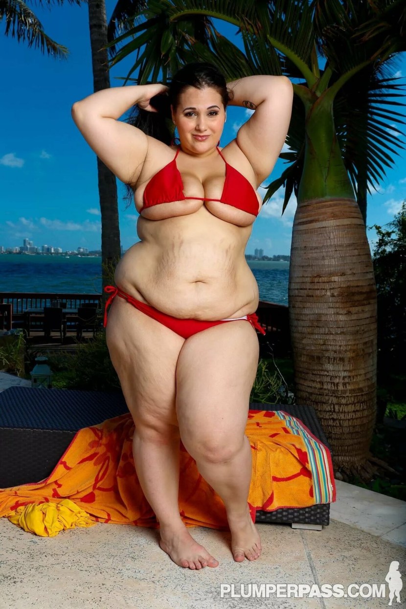 Elderly women in shorts