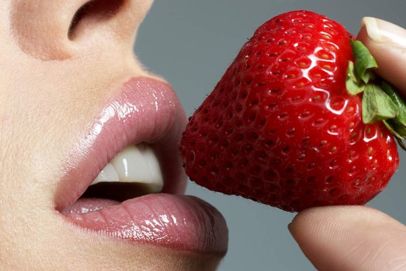 Fresh strawberry buns