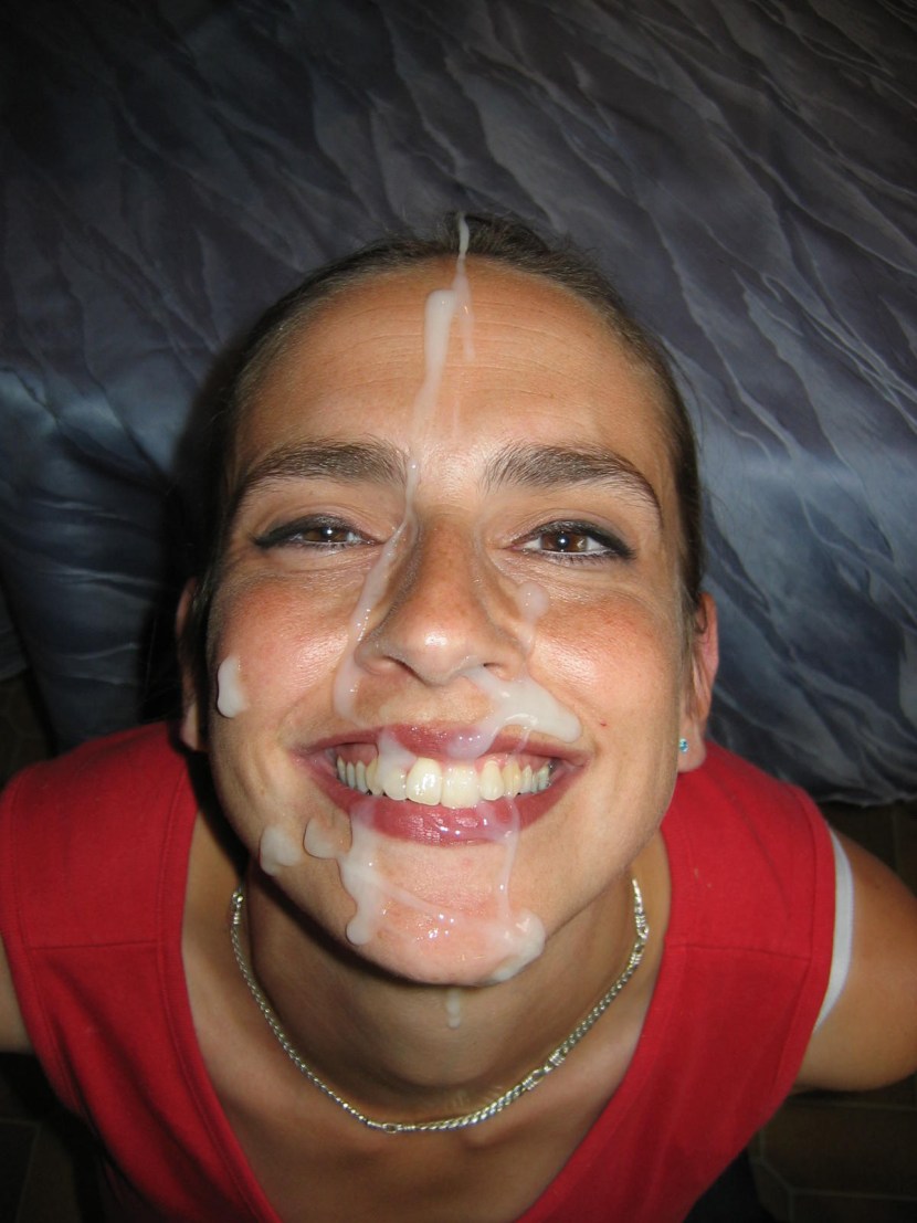 Cum on face smiles