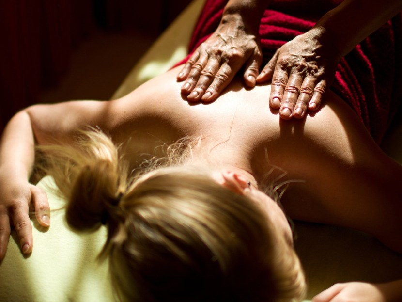 Tantric massage to a woman