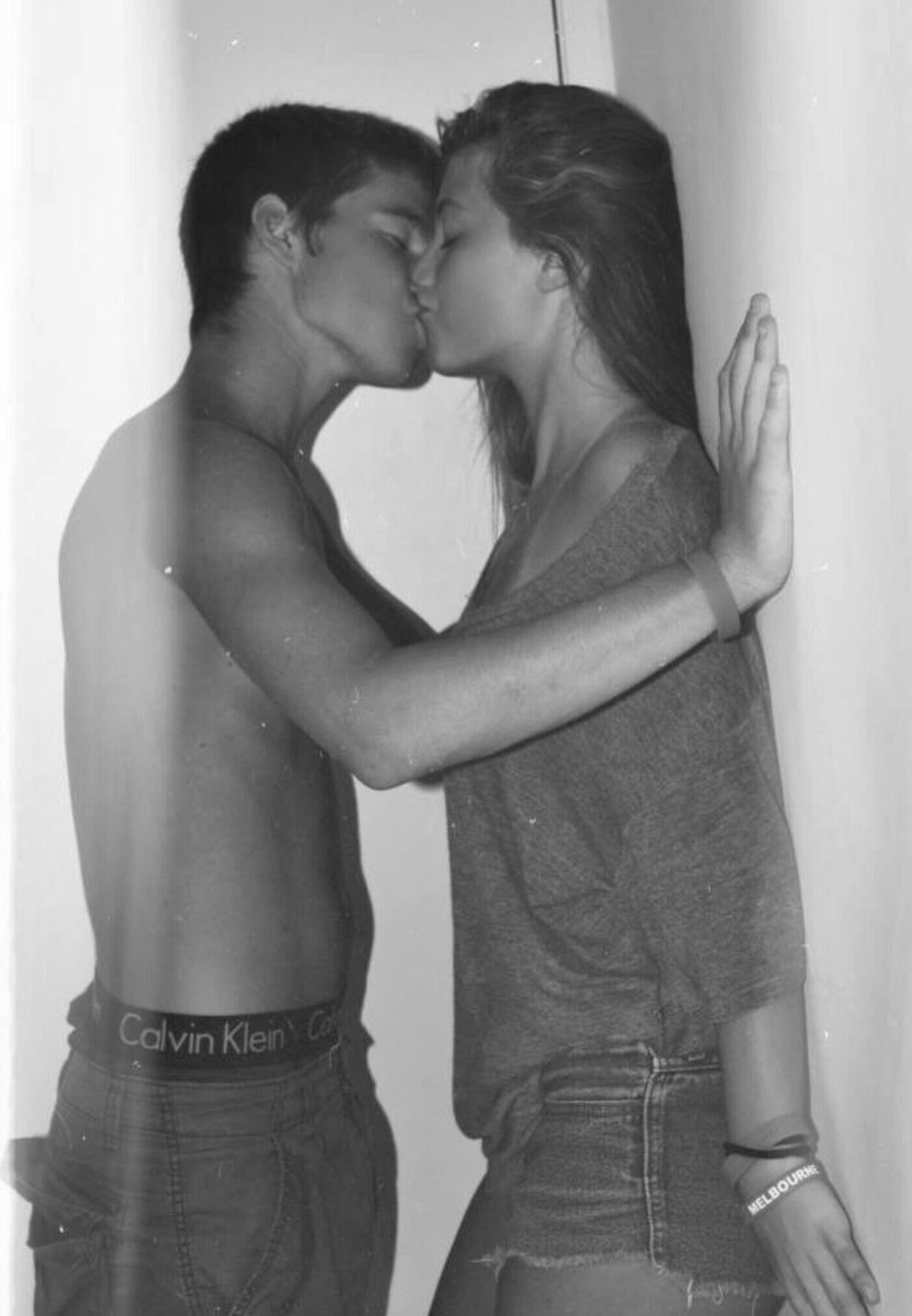 Pressed against the wall