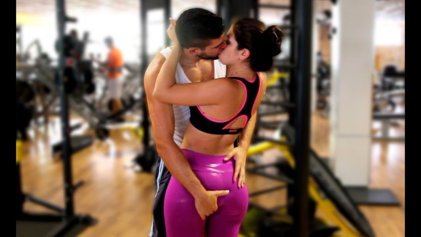 Kissing Prank Gym Edition