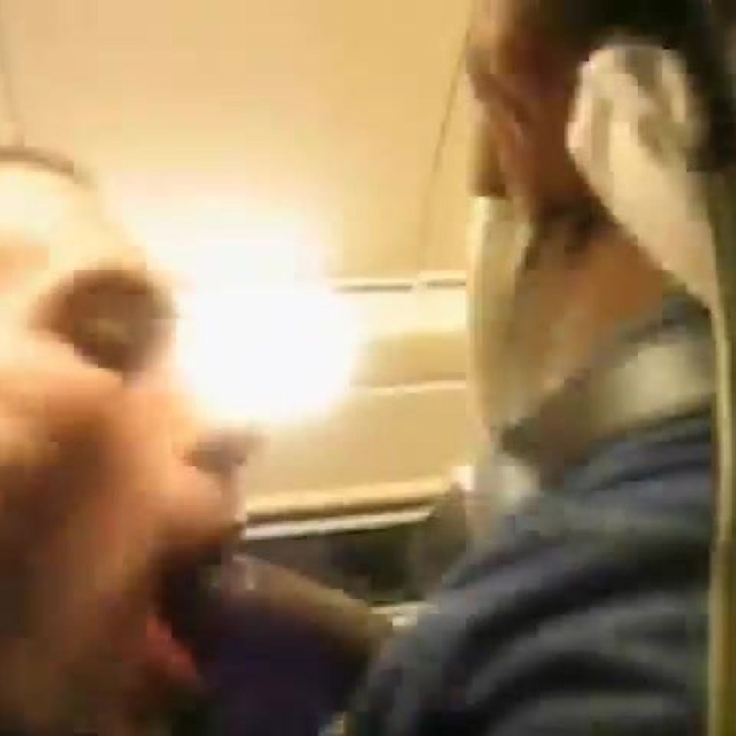 Exhibitionist on the bus