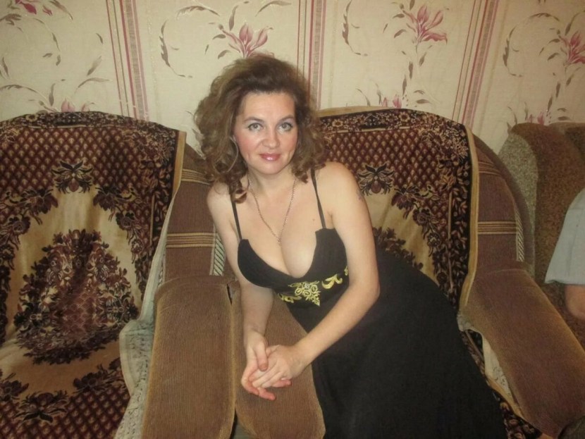 Russian woman at home