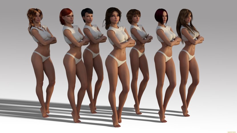 Computer women model