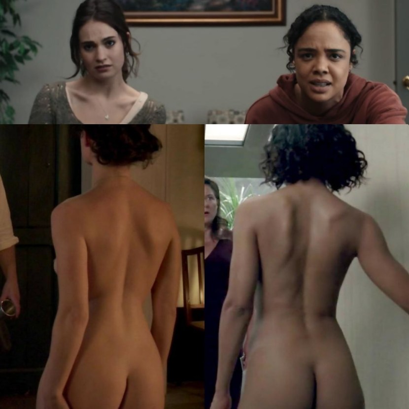 Naked actress Tessa Thompson