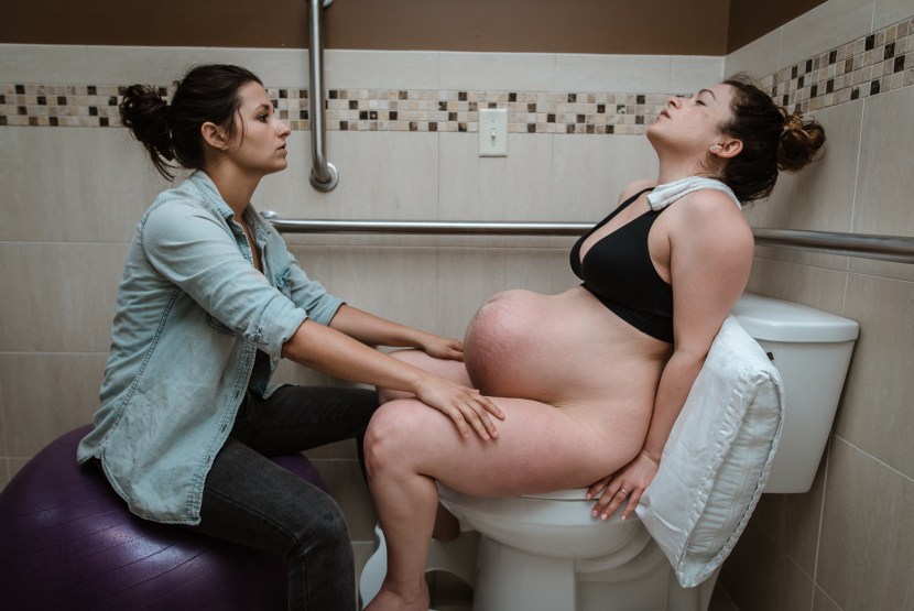 Naked pregnant lesbians