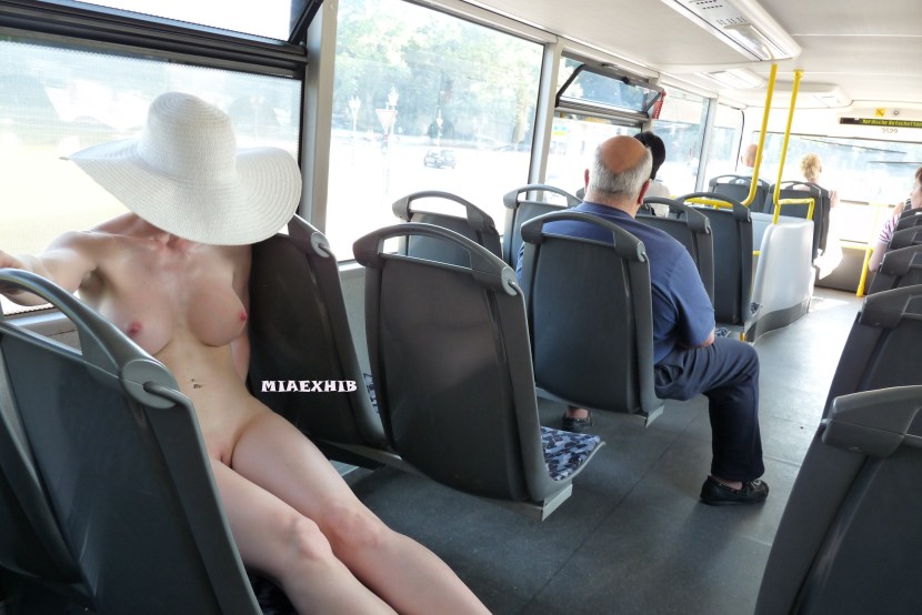 All visitors of the bus naked