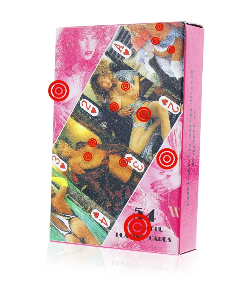 Bill Pressing Playing Cards