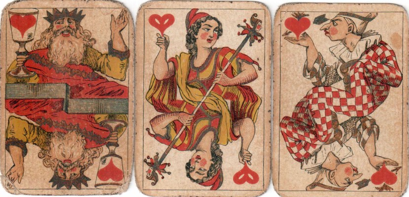 A deck of medieval cards