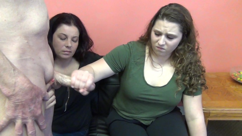 The husband is watching