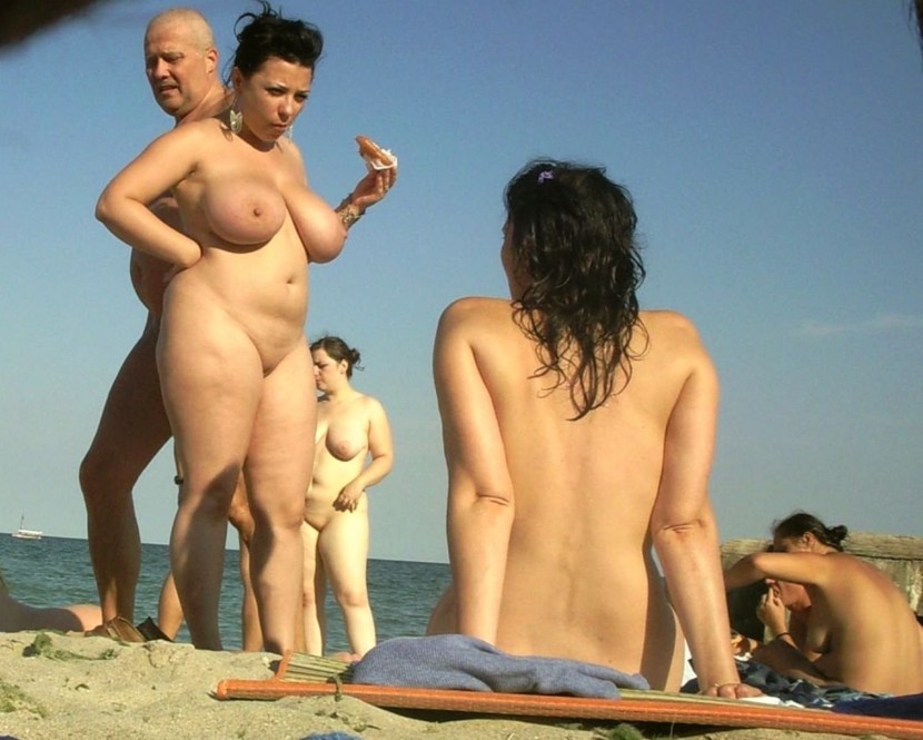 Naked fat nudists