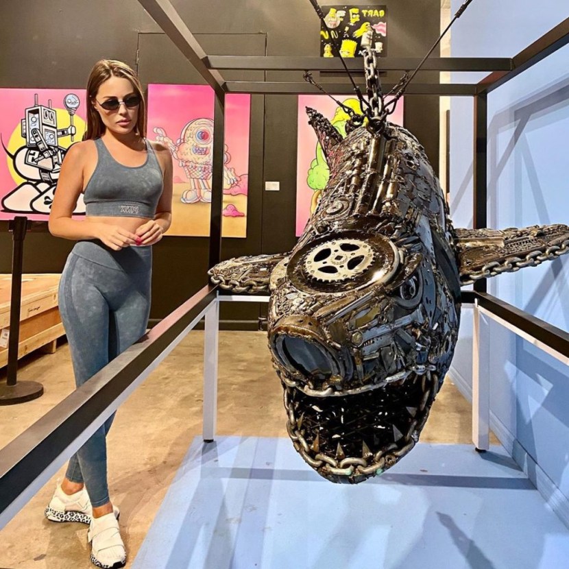 Julia Mikhalkova in an erotic photo shoot