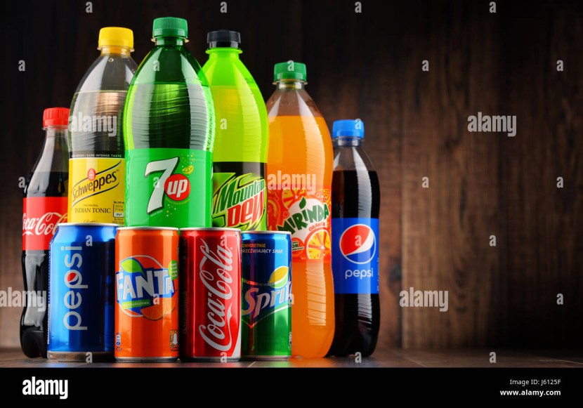 Advertising is soda drinks