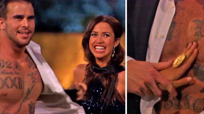 Reality show naked and frightened