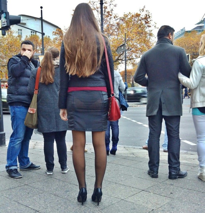 Mini skirts in public transport