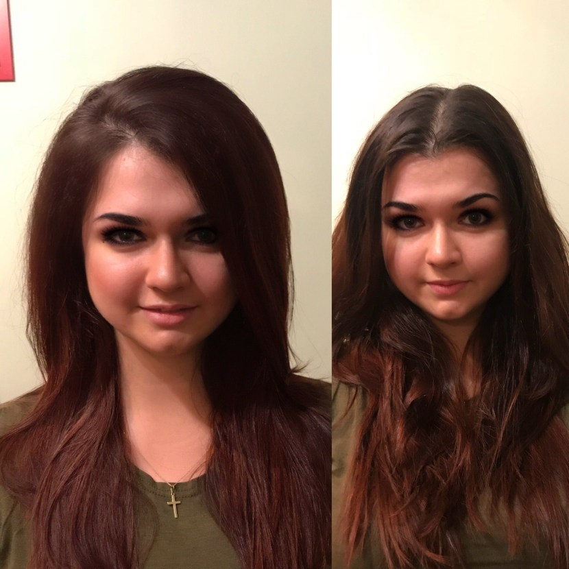 The basal volume of hair