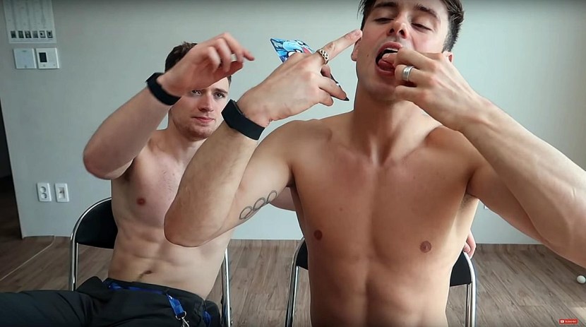 Male homosexual poses