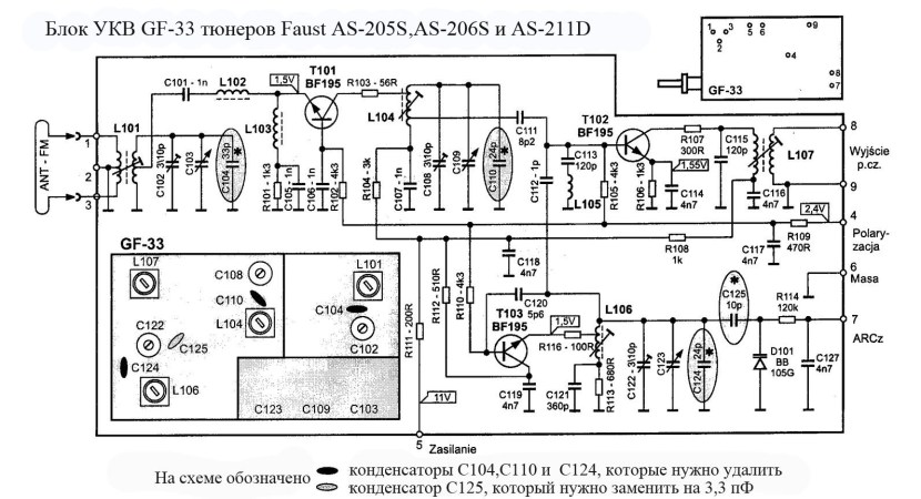 Block VHF 2-1C Scheme