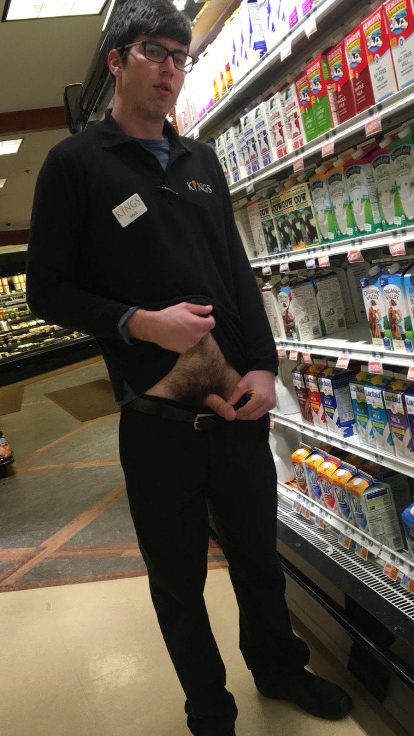 Girls naked in the store