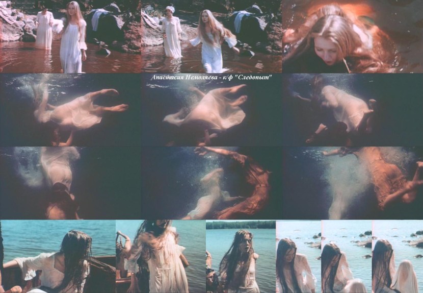 Naked Anastasia Nemolyaeva in the film