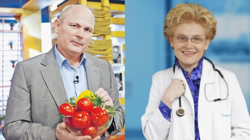 Gennady Malakhov and Elena Malysheva