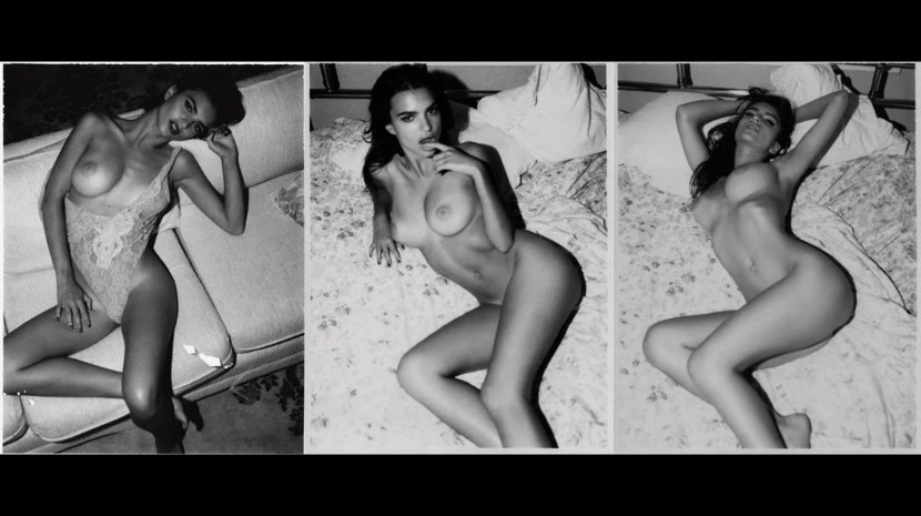 Emily Ratazhkovsky on a nude yacht