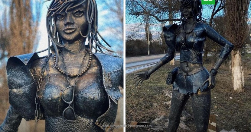 Monument to Olychka in the Belgorod region