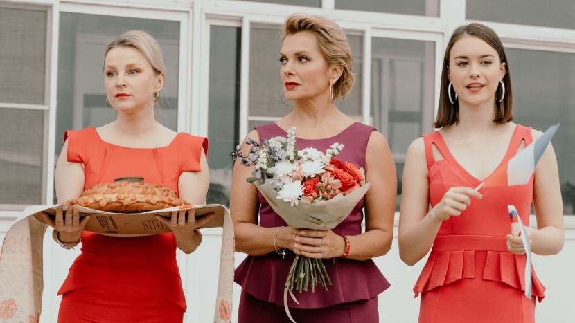 Olga Medynich in the series perfect family