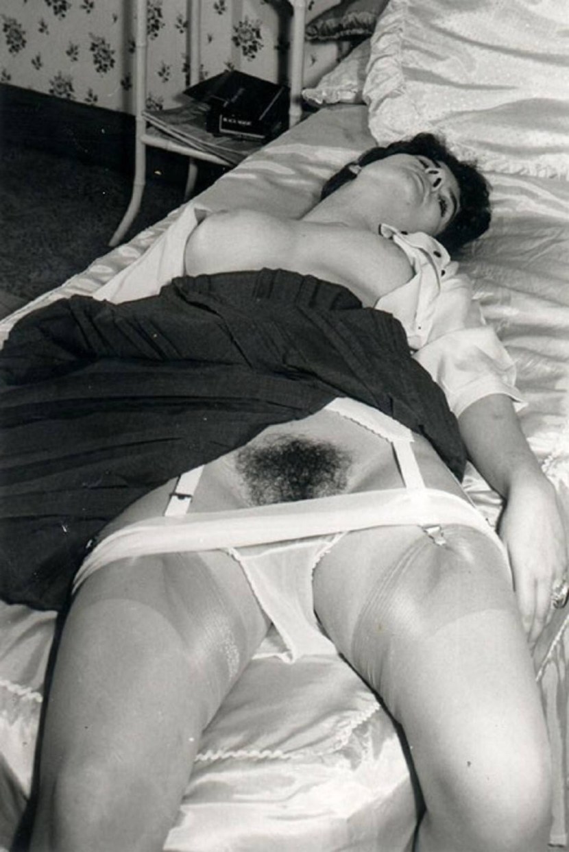 Retro erotic peeping