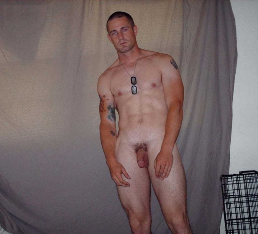 Naked soldiers without panties