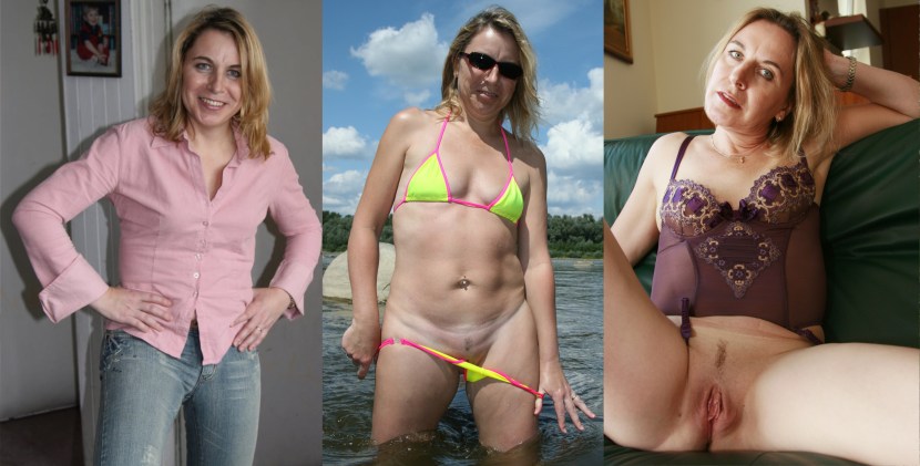 Amateur Dressed undressed two friends