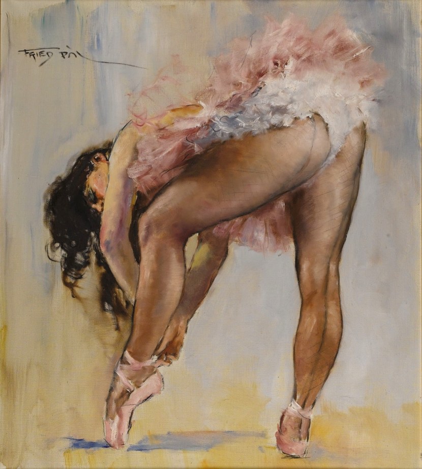 Frida fell artist painting