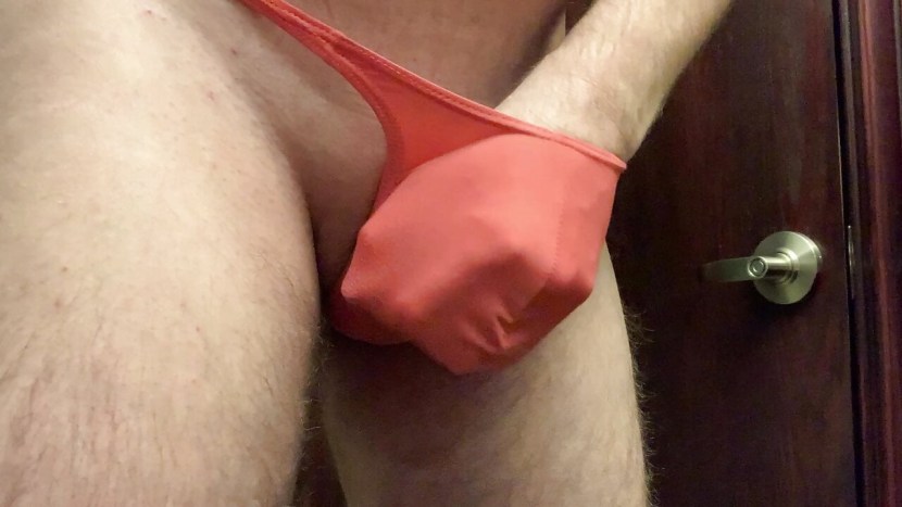 Member in purple panties