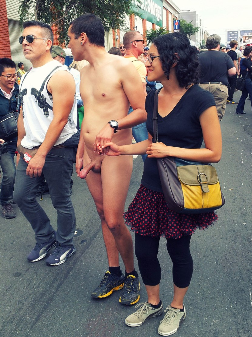Naked guys dressed women