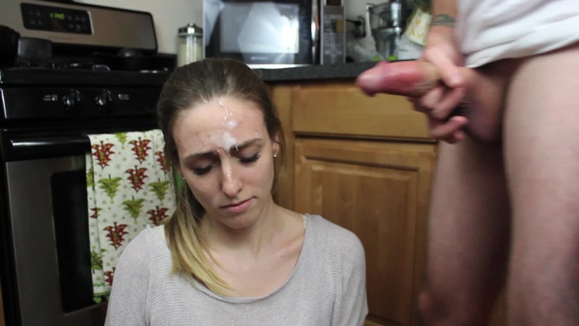 Corpulent Nerd Cums and Receives a Facial