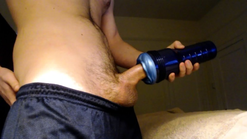 Men's jerking off the masturbator