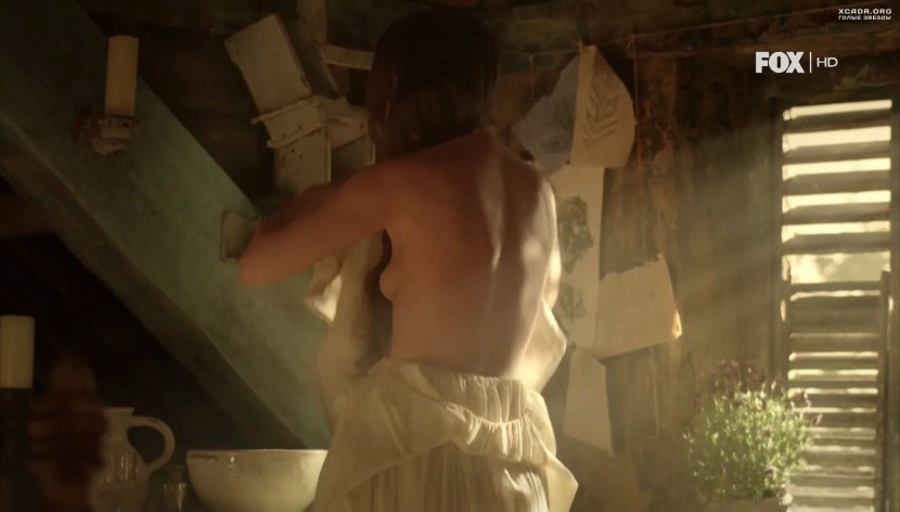 Naked Lara Puliver from the series Da Vinci Demons