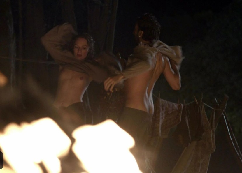 Laura Haddok demons da Vinci naked