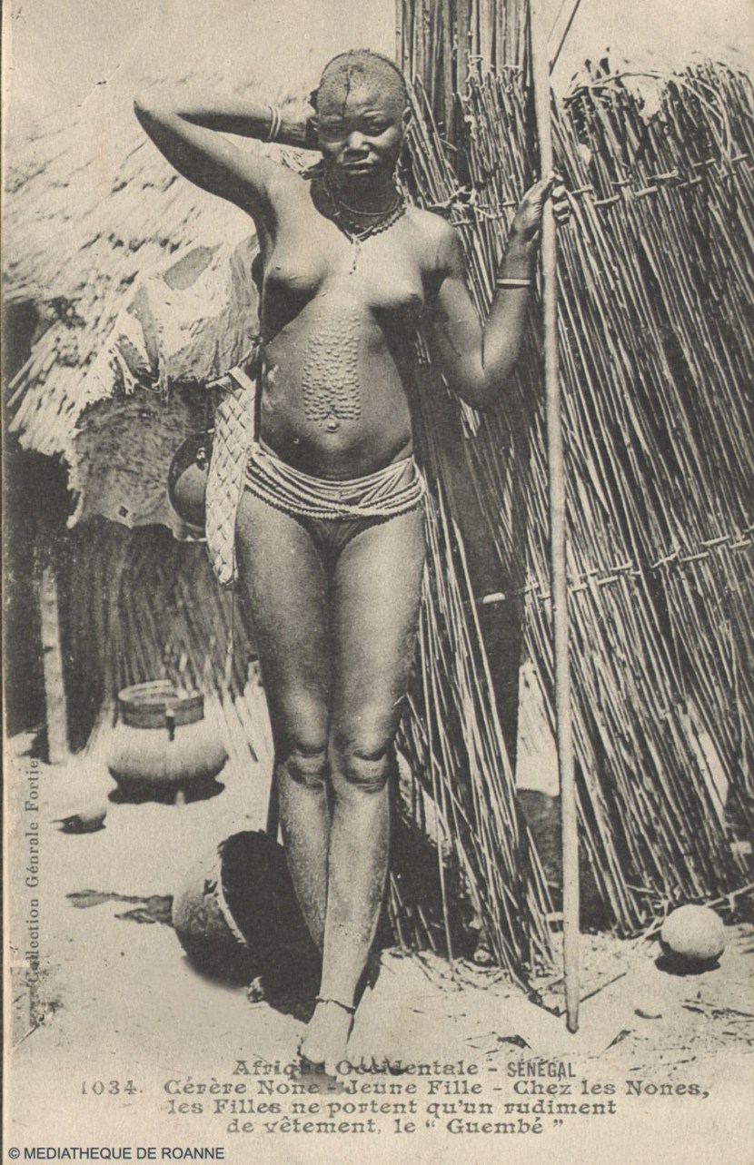 African tribe nude retro