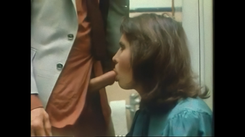 Blowjob scene in retro films