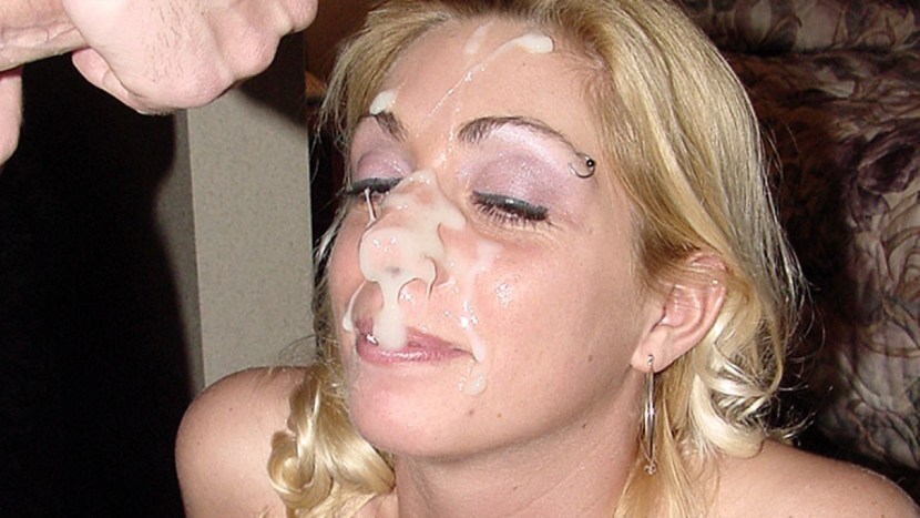 Cumshots on the faces of students
