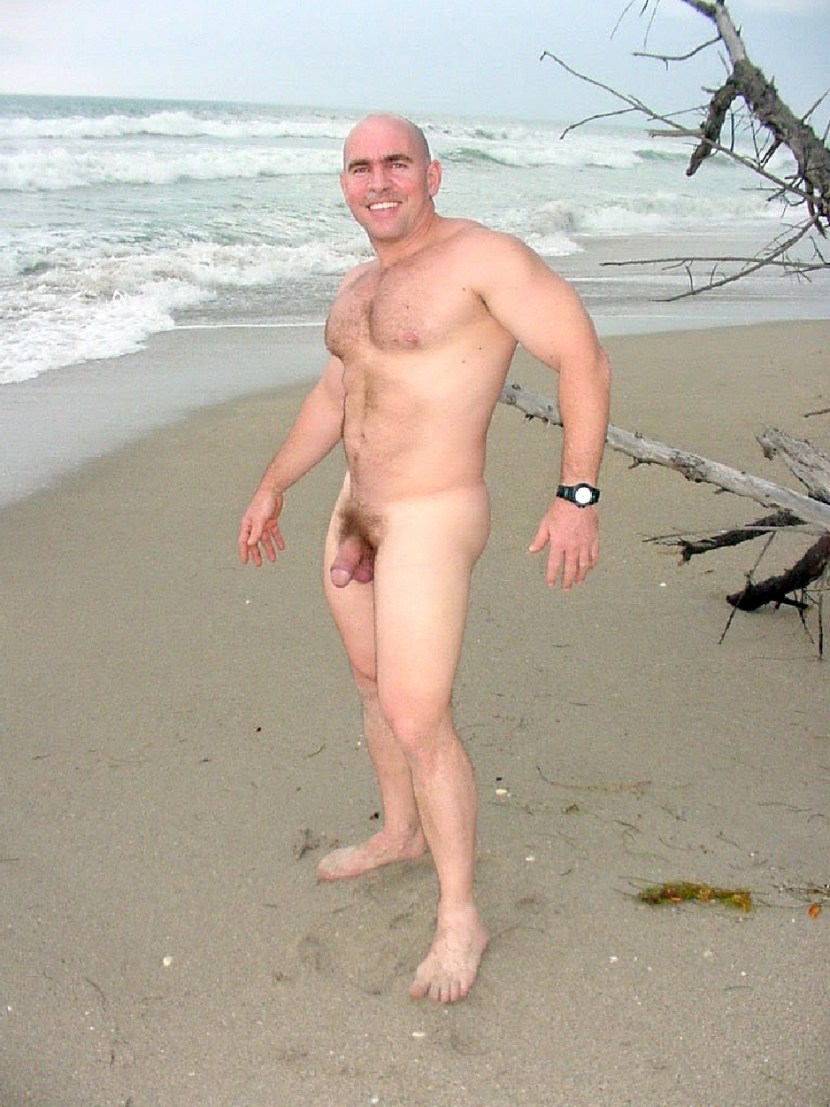 Hairy beach nude