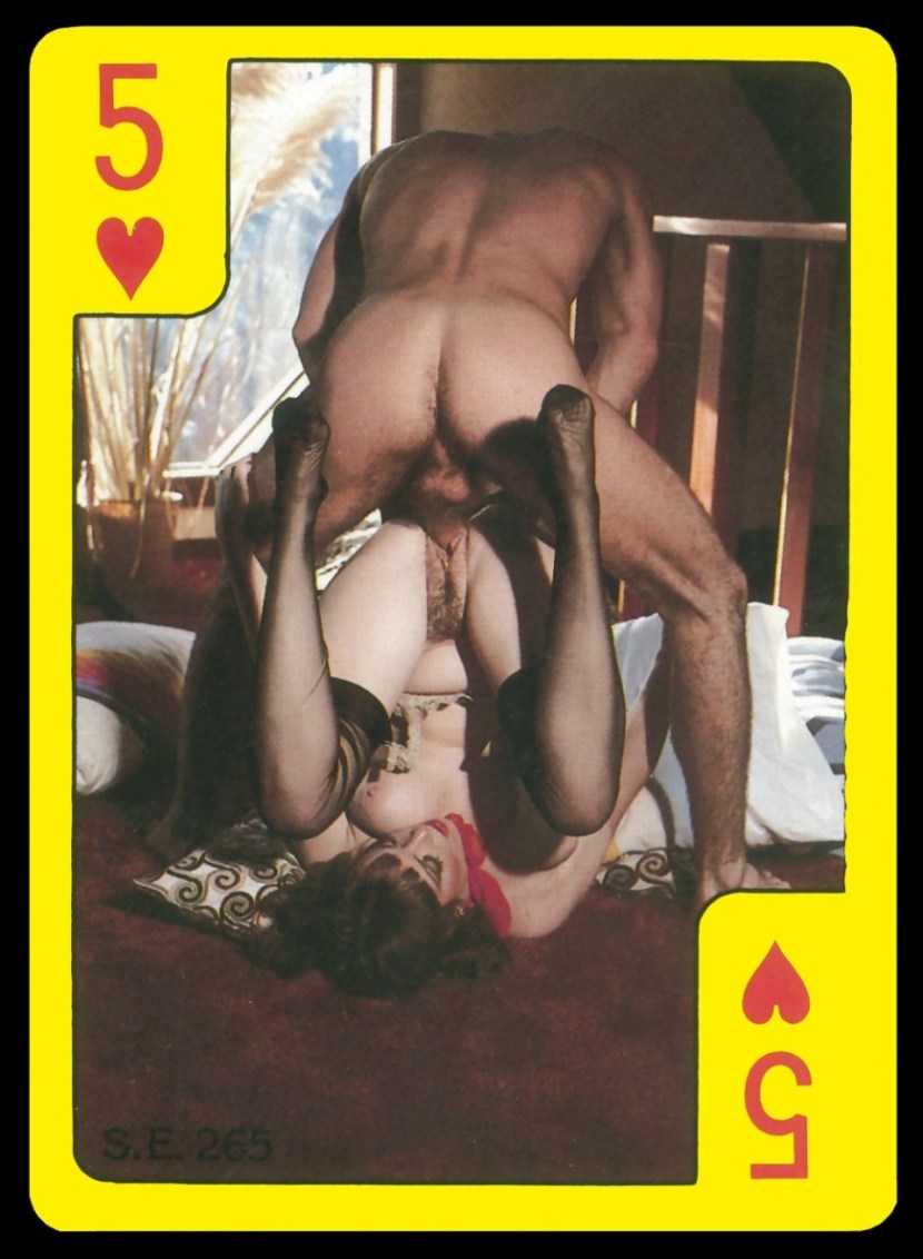Pornographic playing cards