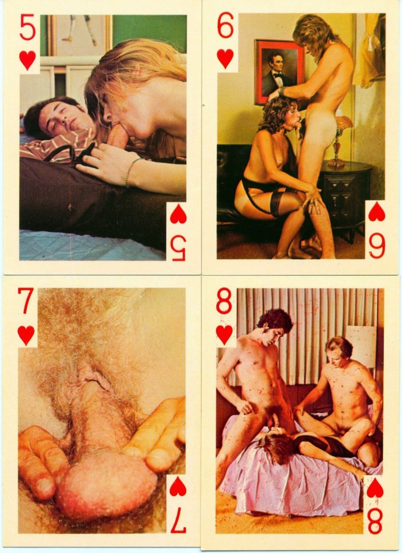 Soviet playing porn cards