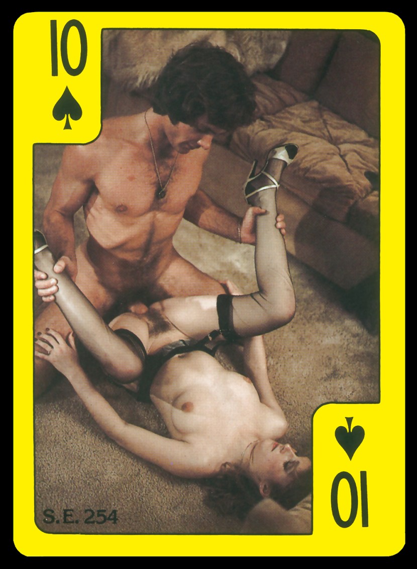 Pornographic playing cards