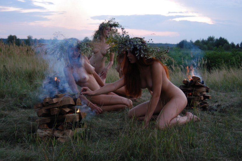 Festival of Ivan Kupala naked