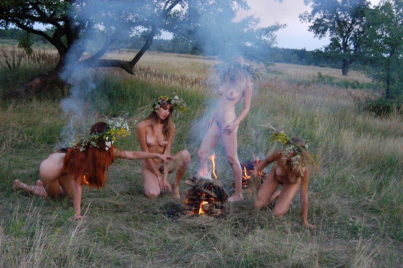 Group fuck on Ivan Kupala